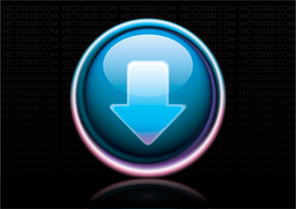 Button Download Vector Free