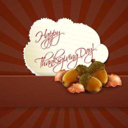 Happy Thanksgiving Day Vector