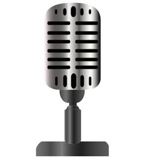 Vintage Microphone Vector Image