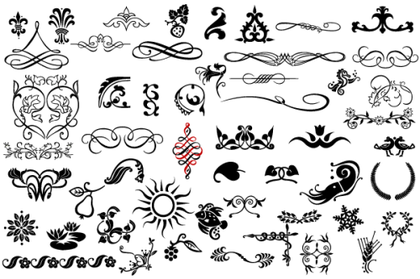 Free Vector Ornaments and Flourishes