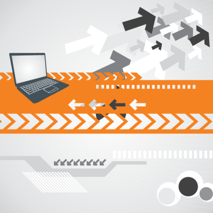 Computer Technology Background Vector Free