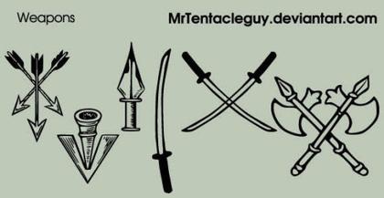 Medieval Weapons Vector Free