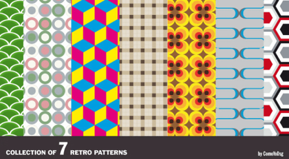 Retro Cool Vector Pattern Pack Free