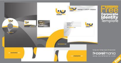 Free Corporate Identity Template Vector