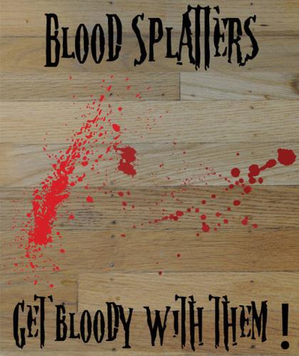 Free Blood Splatter Vectors