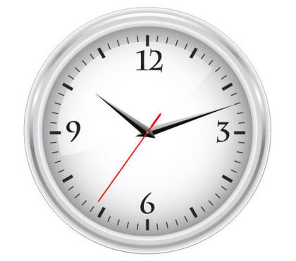 Office Clock Vector