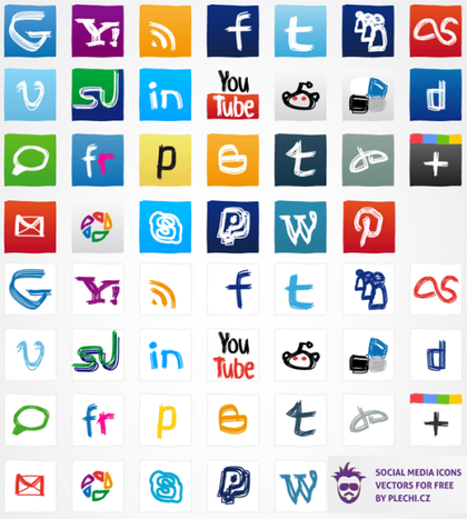 Free Social Media Icons Vector