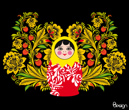 Free Matryoshka Doll Vector