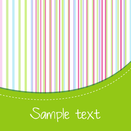 Vector Holiday Greeting Card Template