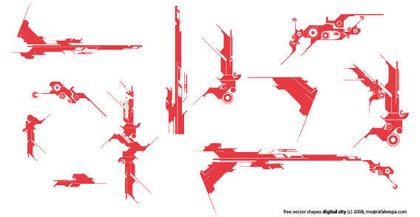 Digital City Vector