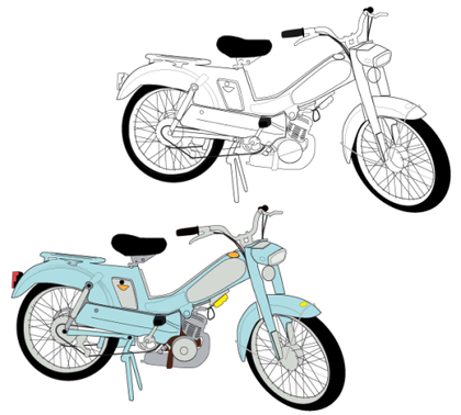 Free Moped Vector