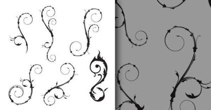 Free Vector Flowers Silhouettes
