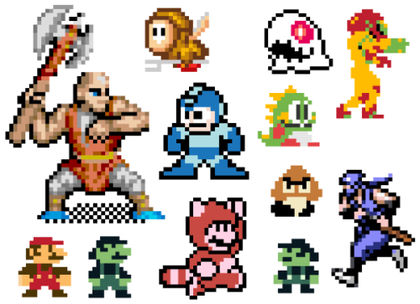 8bit Character Vector Pack Free