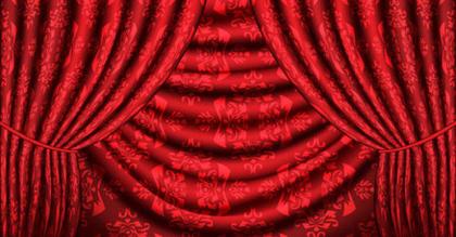 Red Vector Curtain