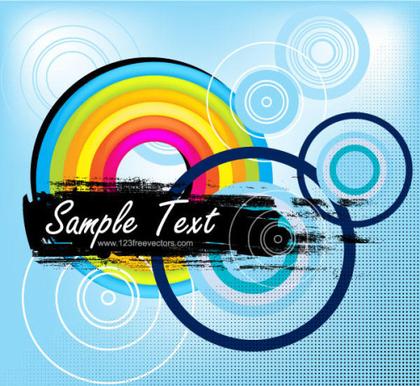 Free Abstract Blue Vector Background