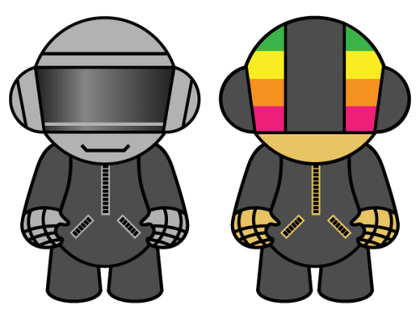 Free Vector Resource Daft Punk Dolls