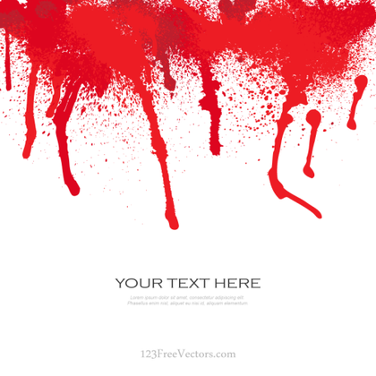 Blood Splat Vector Free
