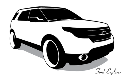 Ford Explorer Vector