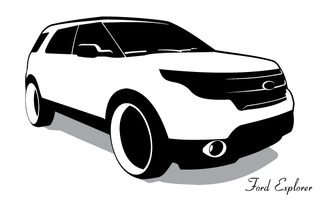 Ford Explorer Vector