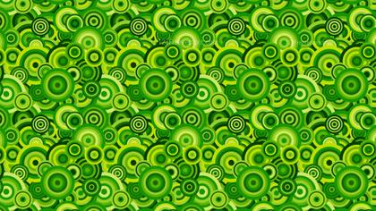 Green Concentric Circles Pattern