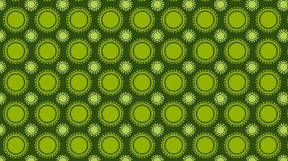 Free Download Dark Green Seamless Geometric Circle Background Pattern ...