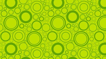 Green Circles Pattern