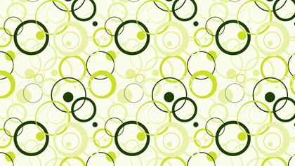 Light Green Seamless Overlapping Circles Background Pattern Illustration