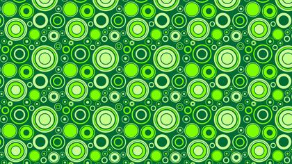 Free Download Green Seamless Geometric Circle Background Pattern