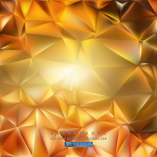 Orange Polygon Background