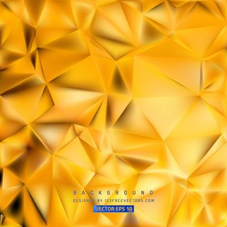 Orange Polygonal Background Design