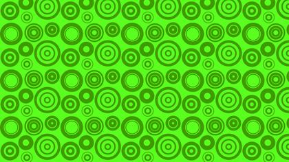 Neon Green Geometric Circle Background Pattern
