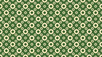 Green Circle Pattern Background Vector Image