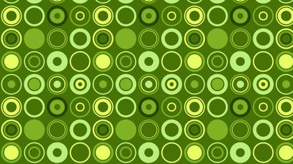 Free Download Green Circle Abstract Pattern