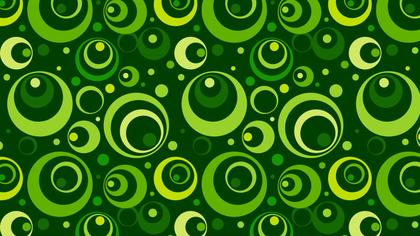 Free Download Dark Green Geometric Circle Pattern