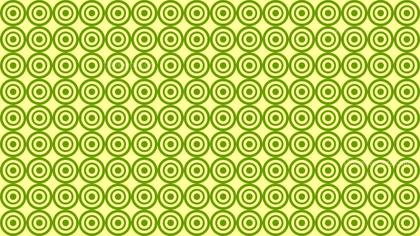 Green Concentric Circles Pattern