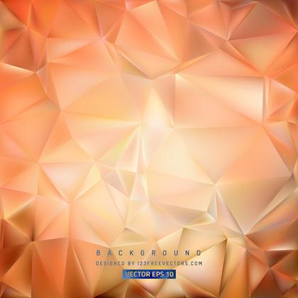 Orange Low Poly Background