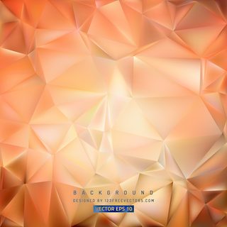 Orange Low Poly Background