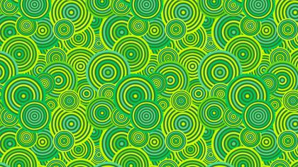 Green Concentric Circles