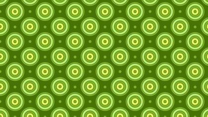 Green Concentric Circles Pattern