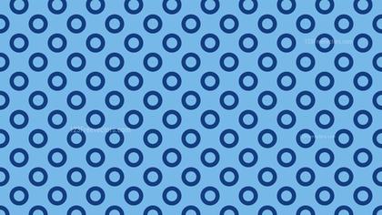 Blue Seamless Geometric Circle Pattern Background