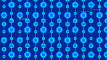 Cobalt Blue Geometric Circle Pattern Illustration