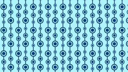 Blue Seamless Circle Pattern Vector Graphic