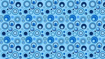 Free Download Blue Seamless Circle Pattern Background Illustration