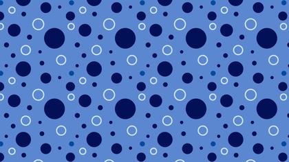 Blue Geometric Circle Background Pattern
