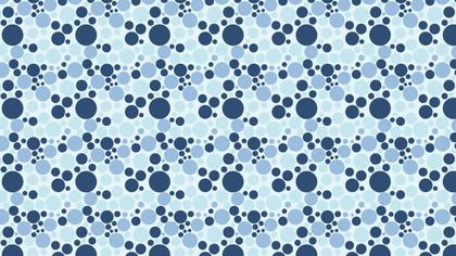 Blue Seamless Random Scattered Dots Pattern