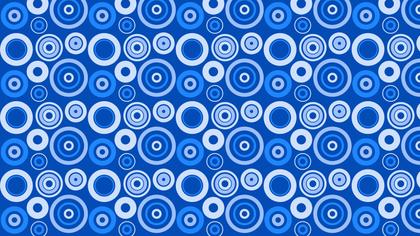 Blue Geometric Circle Background Pattern
