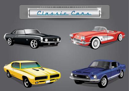 Riding Down Memory Lane: 9 Free Classic Car Vector Designs for Vintage Car Enthusiasts