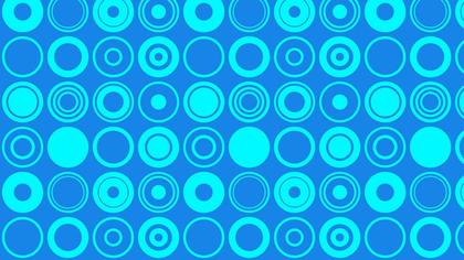 Blue Geometric Circle Pattern Background Vector