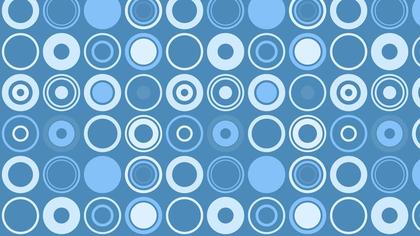 Blue Geometric Circle Background Pattern Vector Art