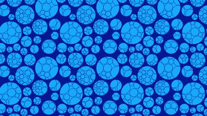 Cobalt Blue Geometric Circle Pattern Background